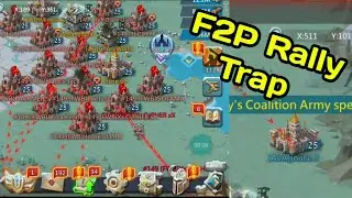 Lords  Mobile KvK Max Titans Vs F2P Rally Trap Lords Mobile Gameplay