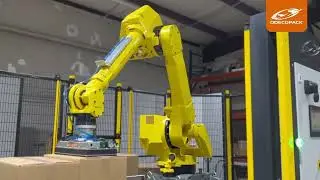 Odecopack | Dual Floor Palletizer With FANUC Robot