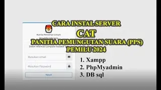 Cara Instal CAT PPS Pemilu 2024