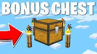 Beating Minecraft, with only a BONUS CHEST