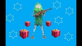 ЗАЩИТА ПОДАРКОВ "новогодний челлендж в фортнайт, лут только с подарков" (fortnite challenge)