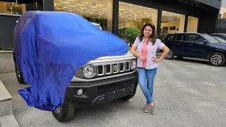 Finally आ गई हमारी white jimny 🤍 🎉🔥