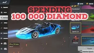 ROS spending 100 000 diamond for Blue eclipse [ Rules of Survival ]