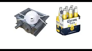 Shredding corona beer