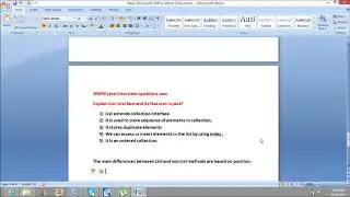 10 Explain the purpose of list and its features in java