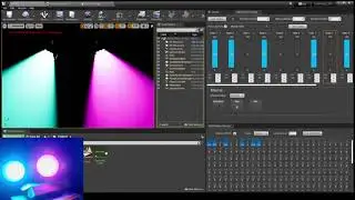 Unreal 4.27 DMX Art-Net testing 10-8-21