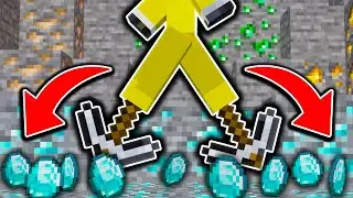 Minecraft Manhunt, But There Are Custom Jumps...