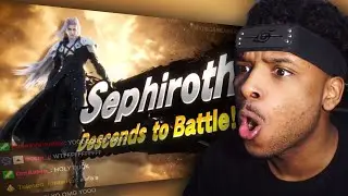 SEPHIROTH JOINS SMASH ?? - LIVE REACTION - I WENT CRAZY