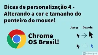 Dicas de Personalização 4   Alterando a cor e o tamanho do ponteiro do mouse