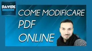 Come Modificare PDF Online | Davide Brugnoni