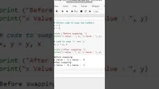 swap 2 numbers python / Python program to swap two numbers  