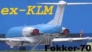 KLM Fokker-70 special + 2 stored KLM Fokkers