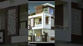 Beautiful 2 story House Front Elevation Design by D K 3D Home Design  || Video No.2,557