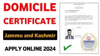How to Apply Domicile Certificate in Jammu & Kashmir | Domicile Certificate kaise banaye
