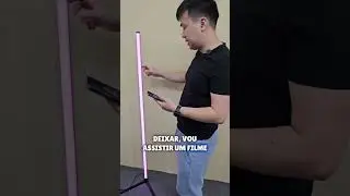 LEY-2260 Luminária de Pé RGB Bastão LED com Sensor Musical 1.40cm ( App: Raingel )