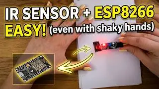 ESP8266 IR Sensor Tutorial: Read Digital & Analog Values (Wiring + Code)