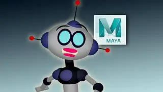Building a Cute Robot in Autodesk Maya 2020!