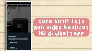 Cara Kirim Foto dan Video Dengan Kualitas HD di WhatsApp
