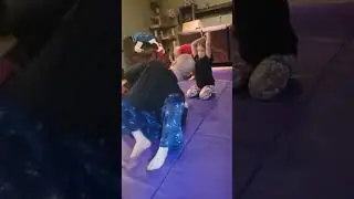 Tickle torture jiu jitsu 🤣.