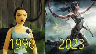 Evolution of Tomb Raider games 1996-2023