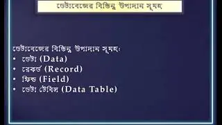 Components of Database