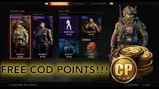 FREE COD POINTS: a fast way to get black market gear