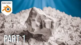 How to Sculpt a Stone with Blender in Part 1 - Easy and Fun!