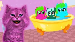 ЗОЛОТАЯ ВАННА для ПОНИ ИГРА ДЛЯ ДЕТЕЙ ГОВОРЯЩИЙ КОТЕНОК АБИ ИГРАЕТ ДЕТСКИЙ ЛЕТСПЛЕЙ #28