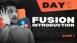 DaVinci Resolve Fusion Basics | Interface, Nodes, Use & Importance | Live In Hindi