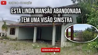 Este Casarão Abandonado tinha uma linda Visão para o Cemitério.
