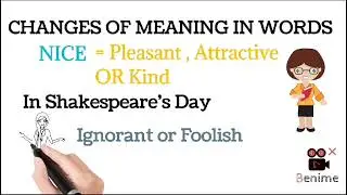 || CHANGING OF MEANING IN WORDS.....🤔 || KNOW IT ||  HISTORY OF ENGLISH LANGUAGE || LIKE ||COMMENT||