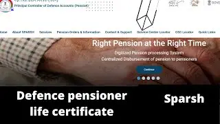 defence Sparsh pensioner life certificate 2022