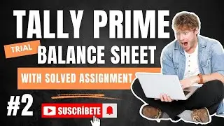 How to Create Balance Sheet | Create Ledger | #learn #Tally Prime| Assignment 2 | #tallyprime