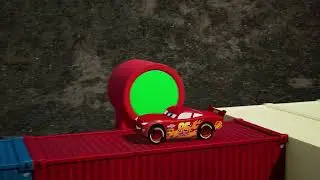 Speedway Coloré - Aventure de Course de Voitures Lightning McQueen - Qui Va Gagner?