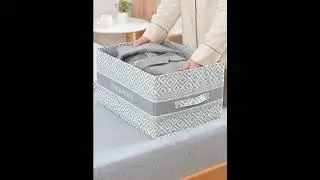 Closet Storage Bins Foldable Storage Baskets Fabric Storage Bins Clothes Organize Case Closet Box