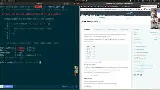 Live Coding a HackerRank Challenge