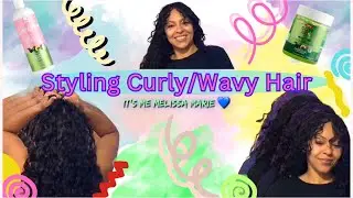 Wavy / Curly Hair Styling ❗️It’s Me Melissa Marie 💙