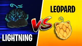 Lightning vs Leopard in Fruit Battlegrounds..