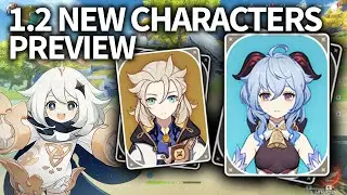 Genshin Impact 1.2 NEW Characters - Albedo & Ganyu Preview Skills Sneak Peek
