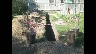 Газификация дома.Начало.Вода в дом.