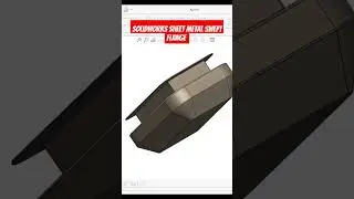 ✅Solidworks sheet metal swept Flange📌 