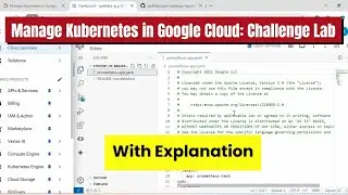 Manage Kubernetes in Google Cloud: Challenge Lab | GCP Lab with Explanation