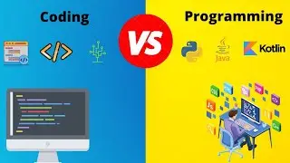 Difference between coding and programming  | coding vs programming🖥️🖥️