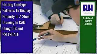 Getting Linetype Patterns To Display Properly In A Sheet Drawing In CAD Using LTS and PSLTSCALE