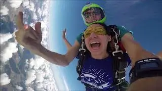 Я чуть не умерла! | Skydiving/Прыжок с парашютом/Литва