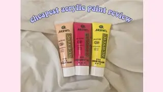 Maries acrylic paint review shopee