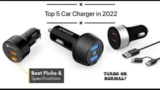 Top 5 car charger in 2023 with details #carcharger #2023gadgets #top5 #bestcarcharger #turbocharge
