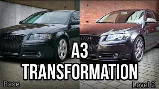 A3 Transformation Level 2 BBS Ingo Noack Diffusor | Audi A3 8P 3.2 quattro R32 VR6