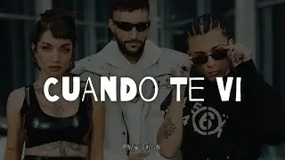 Maria Becerra, Trueno, Big One - Cuando Te Vi (letra)