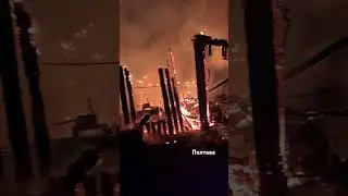 6 вересня в #полтава рятувальники загасили пожежу складських приміщень